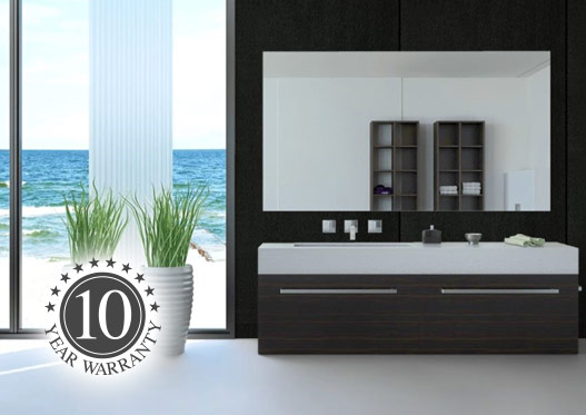 Bathroom fitted with wall panels by Interior Panel Systems